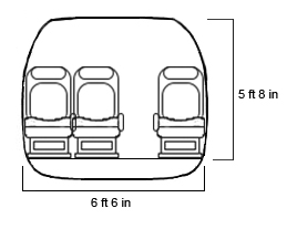 SkyCourier Interior Cross Section